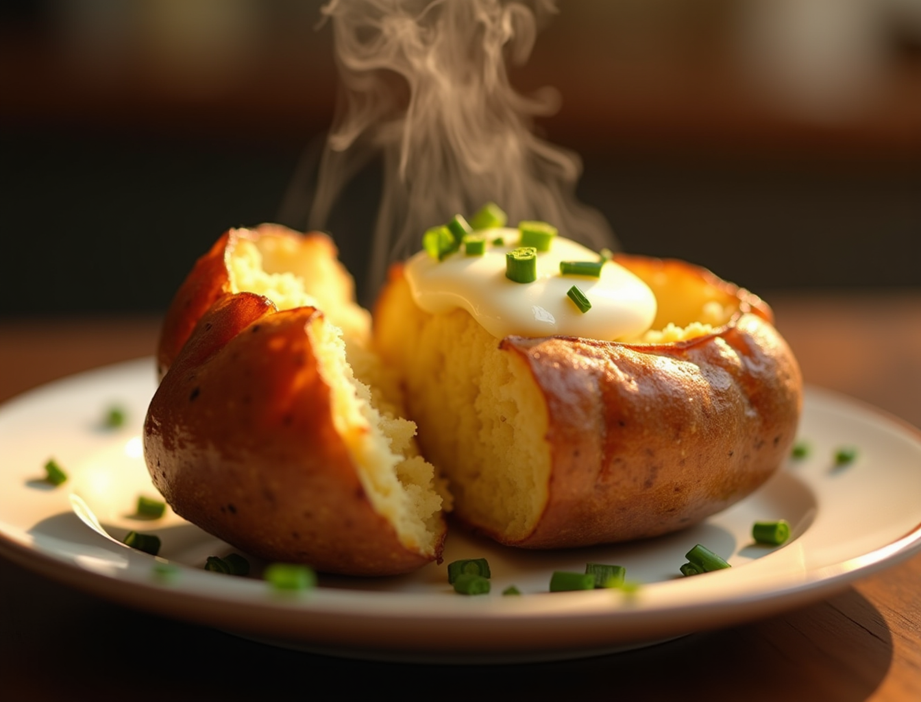 Air Fryer Baked Potato Recipe | Crispy, Fluffy in 25 Mins!
