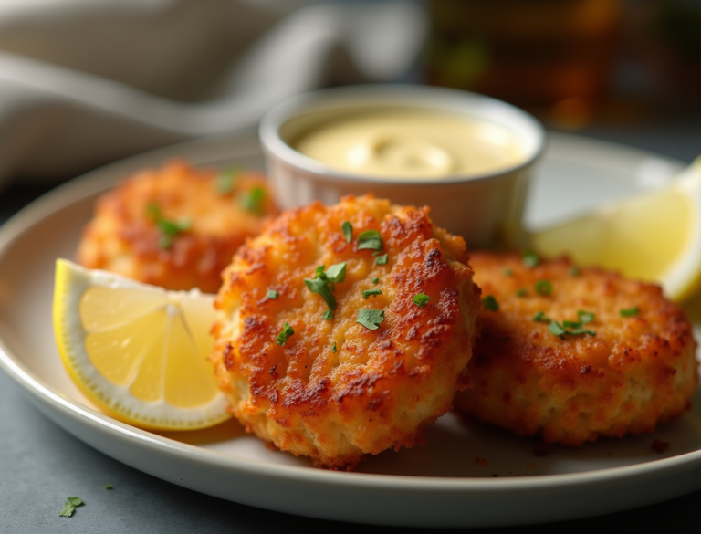 Air Fryer Crab Cakes — Maryland Style (From Scratch or Frozen)