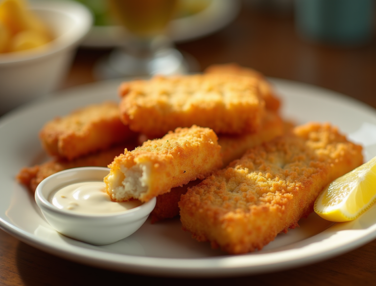 Air Fryer Frozen Fish Sticks (Crispy Every Time — Exact Time & Temp)