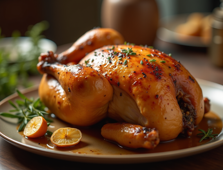 Air Fryer Whole Chicken (Crispy Skin, Juicy Meat — Every Time)