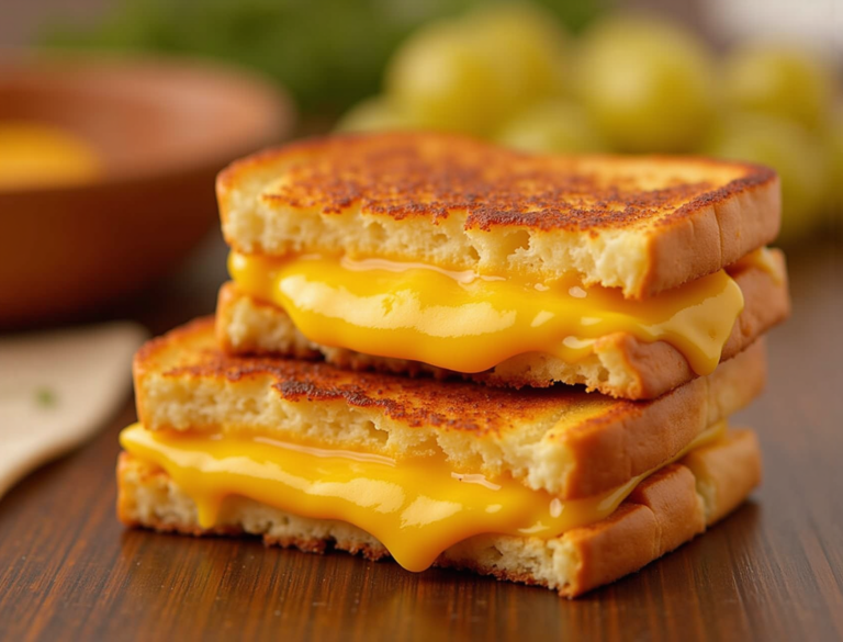 Air Fryer Grilled Cheese: Golden, Crispy, Melty in 8 Minutes