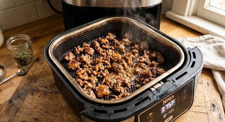 Air Fryer Ground Beef: Browning Without a Pan