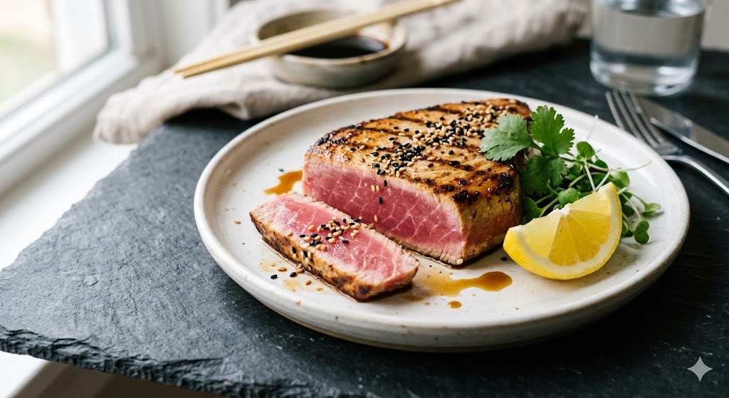 Air Fryer Tuna Steak: Sear Without a Pan