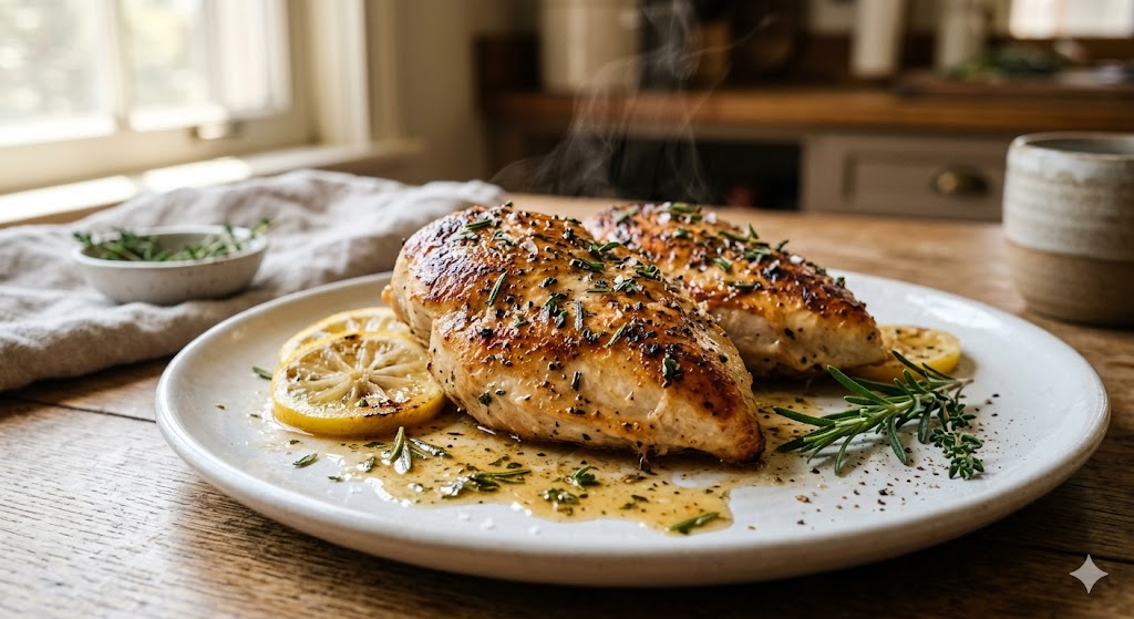 Air Fryer Lemon Herb Chicken Breasts: Light and Juicy