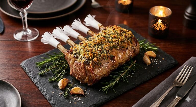 Air Fryer Lamb Rack: Impressive Holiday Dinner