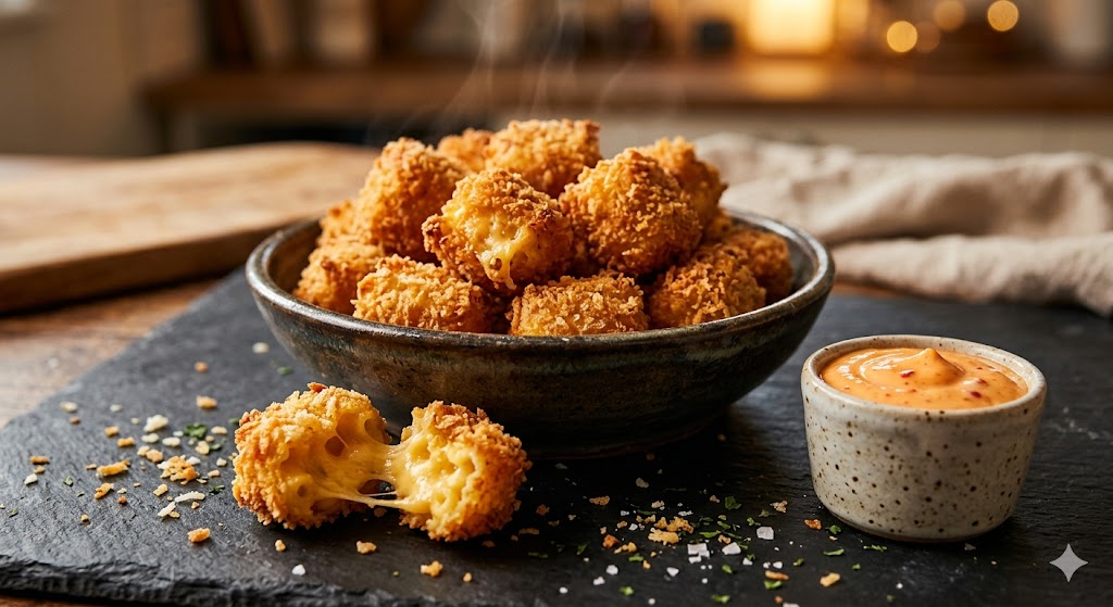 Air Fryer Mac and Cheese Bites: Fried Without the Fryer