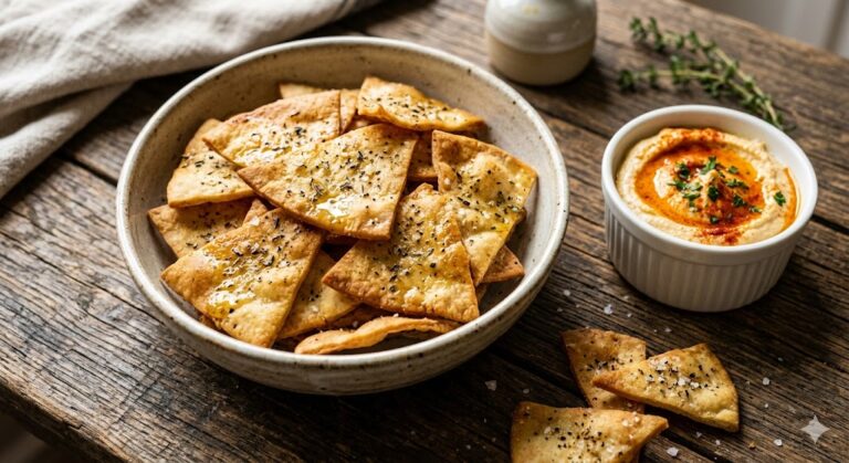 Air Fryer Pita Chips: Seasoned Crispy Dippers