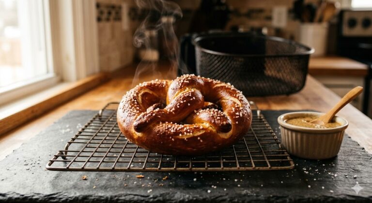 Air Fryer Soft Pretzels: Bakery Style from Scratch or Frozen